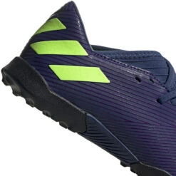 ADIDAS JR Nemeziz Messi Tango 19.3 TF Soccer Shoe - Tech Indigo/Signal Green/Glory Purple -Brooliks Shop EF1811 04