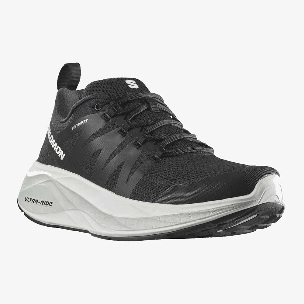 Salomon Men's Glide Max Running Shoe- Lunar Rock/Black/Tanager Turquoise- Regular (D) 2 Salomon Men's Glide Max Running Shoe- Lunar Rock/Black/Tanager Turquoise- Regular (D) - Image 2