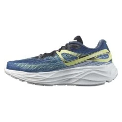 Salomon Men's Aero Blaze Running Shoe- Blue Ashes/Sunny Lime/Dark Sapphire- Regular (D) -Brooliks Shop L47049200 1c091cc8afd4a8f2210419d36db57a20