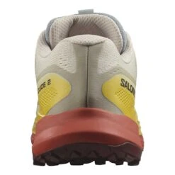 Salomon Men's Ultra Glide 2 Trail Running Shoe - Rainy Day/Freesia/Hot Sauce - Regular (D) -Brooliks Shop L47212200 6 GHO ULTRA GLIDE 2Rainy Day Freesia Hot Sauce