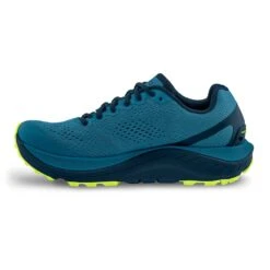 Topo Athletic Men's Ultraventure 3 Trail Shoe- Blue/Lime- Regular (D) -Brooliks Shop M060.Blue Lime 05