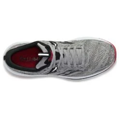 Saucony Men's Omni 21 Running Shoe- Alloy/Garnet- Regular (D) -Brooliks Shop S20762 20 3