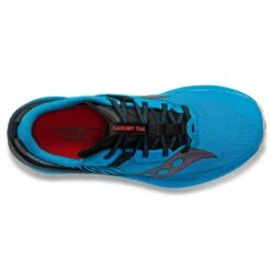 Saucony Men's Endorphin Edge Trail Shoe- Ocean/Black- Regular (D) -Brooliks Shop S20773 31 3