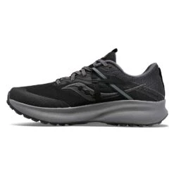 Saucony Men's Ride 15 Tr Gtx Trail Shoe - Black/Charcoal -Brooliks Shop S20799 10 2