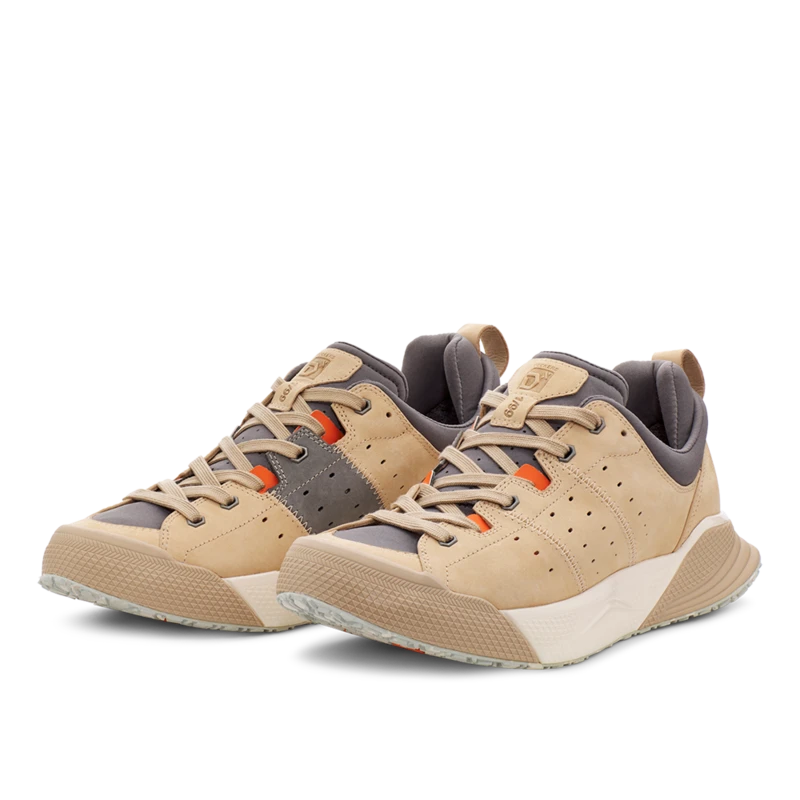 Men's X-Scape NBK Low Sneaker - Beige/Grey Brown - Regular (D) 5 Men's X-Scape NBK Low Sneaker - Beige/Grey Brown - Regular (D) - Image 5
